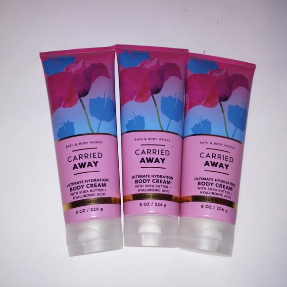 Set of 3 Bath and Body Works Cream Lotion Carried Away Gift Set Brand New*Bund